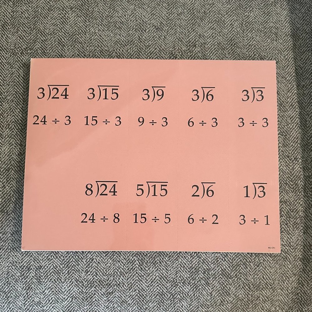Saxon Math 2 Fact Card Set